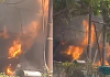 प्रयागराज: बेकरी की दुकान में लगी आग, सामान जलकर हुआ राख